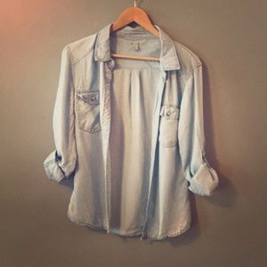Linen chambray shirt